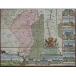 Holandia, Groningen Borgenkaart Theodorus Beckeringh 1784