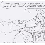 Bartosz Minkiewicz, Modlitwy na świecie, komiks satyryczny, 2023