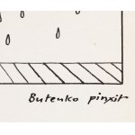 Bohdan Butenko (1931 Bydgoszcz - 2019), Zmoknięty Gapiszon, ilustracja do czasopisma Miś