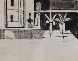 Jan LEBENSTEIN, POSITION AT THE WINDOW, 1955