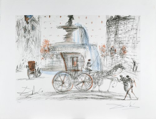 Salvador DALI (1904-1989), Nowy York - Plaza, 1964