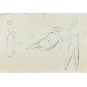 Stanislaw ŻURAWSKI (1889-1976), Sketches of characters in different approaches