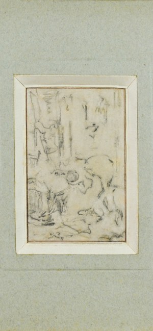 Witold PRUSZKOWSKI (1846-1896), Scena w alkowie II, ok. 1872-1879