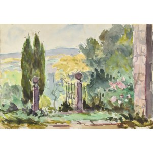 Władysław SERAFIN (1905-1988), Blick aus dem Garten