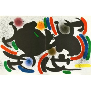 Joan Miró (1893-1983), Kompozícia, 1972