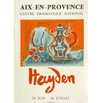 Henryk HAYDEN (1883-1970), Martwa natura z dzbankiem - Plakat wystawy artysty w Centre Dramatique National ( AIX - EN - PROVENCE) w 1966 roku - kompozycja na plakacie z ok. 1960