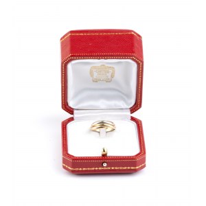 CARTIER: Trinity gold ring