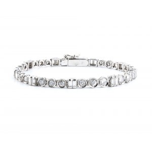 Diamond gold Tennis bracelet