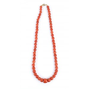 Mediterranean coral necklace