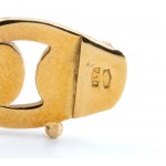Gold bracelet in a trunk motif
