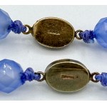 Two chalcedony necklaces