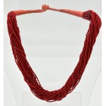Multiwire coral necklace