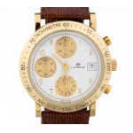 LORENZ: steel chronograph wristwatch