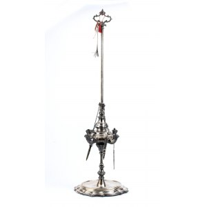 Silver-plated lamp