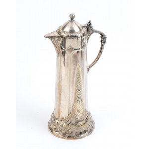 Silver-plated metal pitcher - Germany, early 20th century, mark of WMF Württembergische Metallwarenfabrik