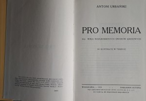 URBAŃSKI Antoni - Memento kresowe 1-4 komplet [Nachdruck].