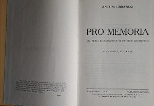URBAŃSKI Antoni - Memento kresowe 1-4 komplet [Reprint]