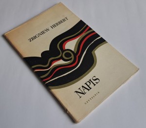 HERBERT Zbigniew - Nápis [2. vydání 1969].