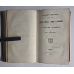 MICKIEWICZ Adam - Prelekcje Paryskie Kurs literatury słowiańskiej kurs trzecioletni i czwartoletni [I wydanie 1844]