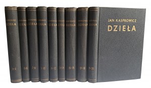 KASPROWICZ Jan - DZIEŁA - [18 volumes en 9 volumes] Kraków 1930