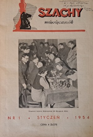 SZACHY miesięcznik Rok VIII i IX 20 numerów 1954 -1955 [czasopismo]