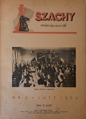 Mesačník SZACHY ročník VI a VII 22 čísel 1952 -1953 [časopis].