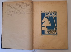 SZACHY miesięcznik Rok IV 1949 nr 1-12 kompletny rok [Zeitschrift].