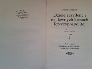 AFTANAZY Roman - Dějiny sídel na bývalém pohraničí Polské republiky 11 svazků kpl