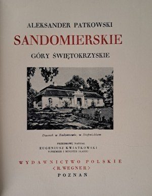 [CUDA POLSKI] PATKOWSKI Aleksander - Sandomierskie Góry Świętokrzyskie [1938].