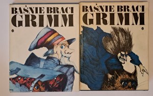 I racconti dei fratelli GRIMM T. I-II completo [Illustrato da Elisabeth Murawska].