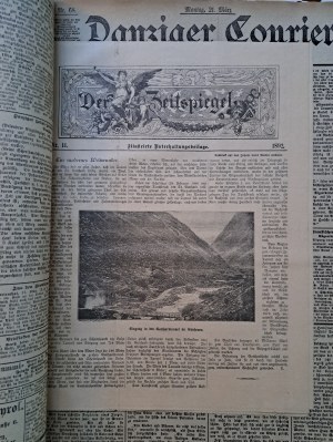 [KURIER GDAŃSKI] Danziger Courier 77 numerów 1892