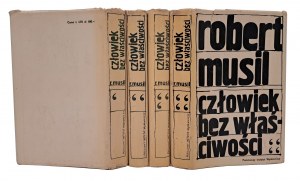 MUSIL Robert - Człowiek bez właściwości 4 tomy [I polskie wyd.] 1971