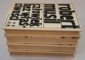 MUSIL Robert - Man without qualities 4 volumes [1st Polish ed.] 1971