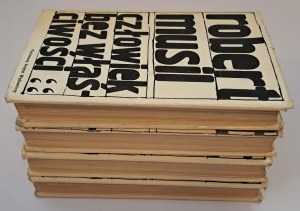 MUSIL Robert - L'homme sans qualités 4 volumes [1ère éd. polonaise] 1971