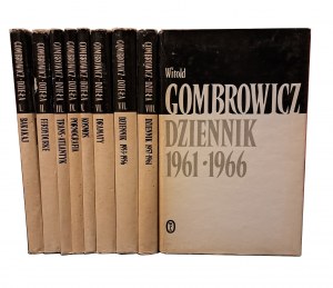 GOMBROWICZ Witold - Dzieła tom I-IX [I wydanie zbiorowe] 1986