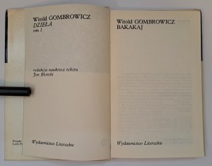 GOMBROWICZ Witold - Works volumes I-IX [1st collective edition] 1986