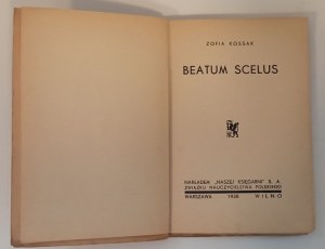 KOSSAK Zofia - Beatum Scelus 1938