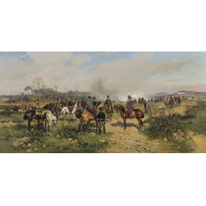 Tadeusz Ajdukiewicz, PRZEGLĄD WOJSK POD WADOWICAMI, 1880