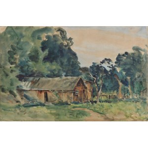Julian Fałat, Cottage in the Woods, 1909