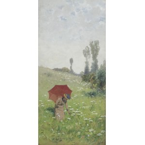 Roman Kochanowski, Blumen pflücken, 1892