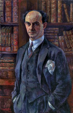 Maurycy Mędrzycki (Mendjizky), PORTRET MĘSKI, 1928