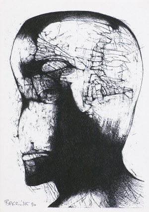 Zdzisław Beksiński, BEZ TYTUŁU, 1990