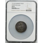 Augustus II the Strong, Thaler Dresden 1713 ILH - NGC AU55 - RARE
