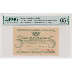 5 marek 1919 - IU - PMG 65 EPQ