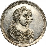 John III Sobieski, Coronation Medal of the Royal Couple 1676 - RARITY, Hohn, ex. Potocki