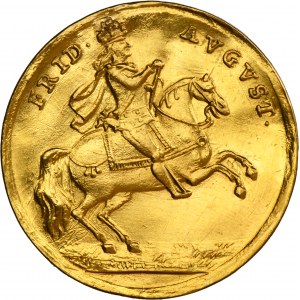 Augustus II the Strong, Vicariate ducat Leipizg 1711