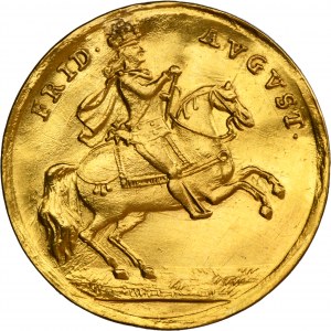 Augustus II the Strong, Vicariate ducat Leipizg 1711