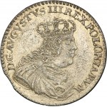 Augustus III of Poland, 6 Groschen Leipzig 1753 - RARE, denomination SZ