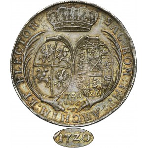 Augustus II the Strong, Thaler Dresden 1720 IGS - RARE