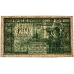 Kowno, 1.000 Mark 1918 - A - 6 digit serial -